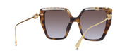 Fendi BAGUETTE  FE40012U 55F Oversized Square Sunglasses