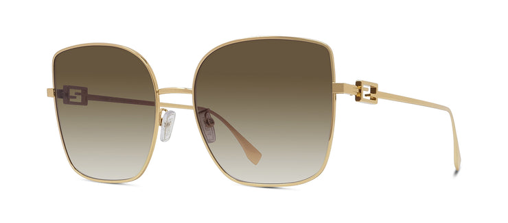 Fendi Oversized Square-frame Acetate Sunglasses - Neutrals
