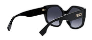 Fendi BOLD FE 40017I 01W Butterfly Sunglasses