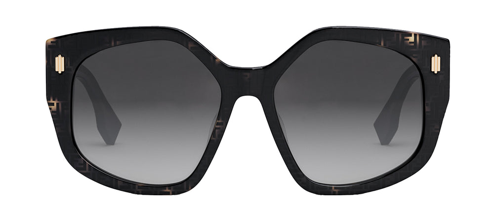 Fendi BOLD FE 40017I 55B Butterfly Sunglasses