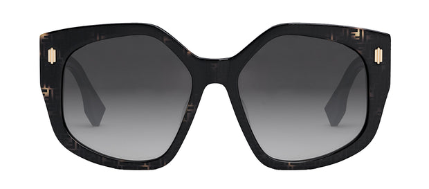 Fendi BOLD FE 40017I 55B Butterfly Sunglasses