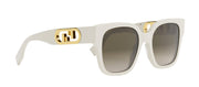 Fendi FE40063I 25F Oversized Square Sunglasses