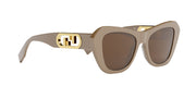 Fendi O'LOCK  FE40064I 57E Cat Eye Sunglasses
