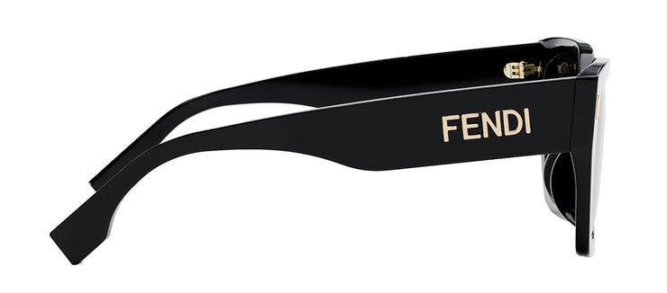 Fendi FENDI BOLD  FE40070I 01D Cat Eye Polarized Sunglasses