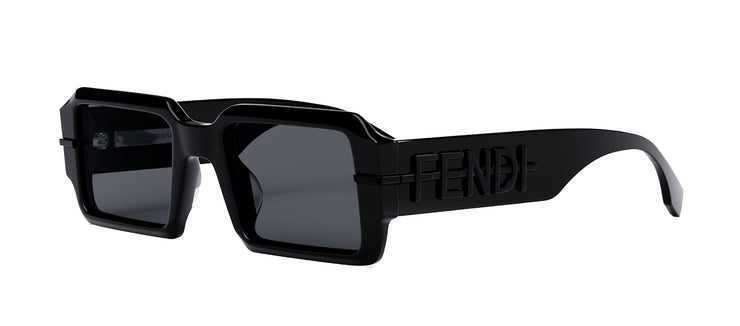 Fendi FENDIGRAPHY  FE40073U 01A Rectangle Sunglasses