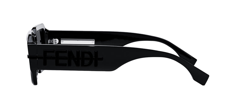 Fendi FE40073U 01A Rectangle Sunglasses