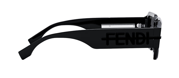 Fendi FENDIGRAPHY FE 40073U 01A Rectangle Sunglasses