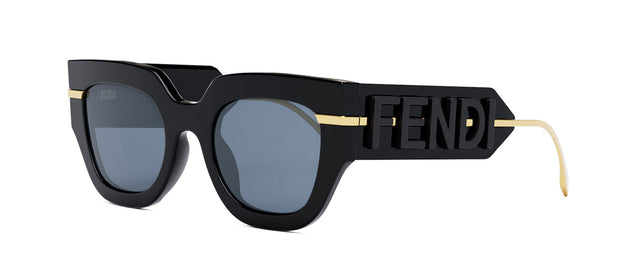 Fendi FENDIGRAPHY  FE40097I 01V Square Sunglasses
