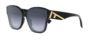 Fendi FENDI FIRST  FE40098I 01W Square Sunglasses