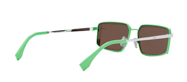 Fendi FE40102U 39E Rectangle Sunglasses