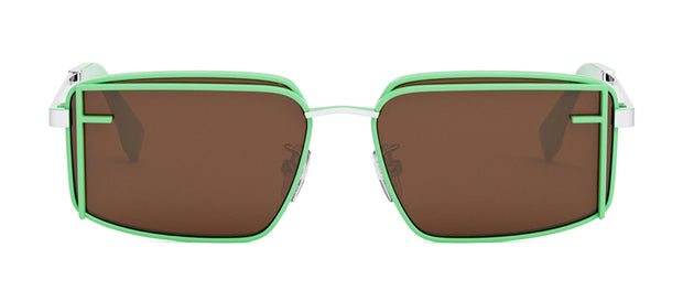 Fendi FE40102U 39E Rectangle Sunglasses