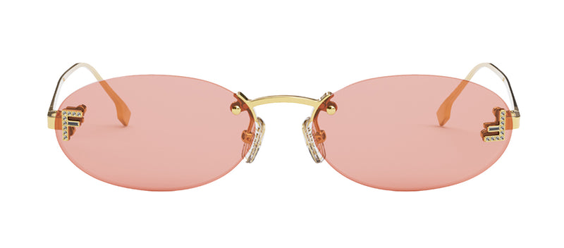 Fendi FIRST FE 4075US 30S Oval Sunglasses