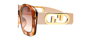 Fendi FE40048U 55F Butterfly Sunglasses