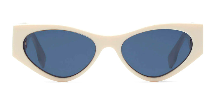  Fendi Women's Cat Eye Sunglasses, Black/Dark Grey, One