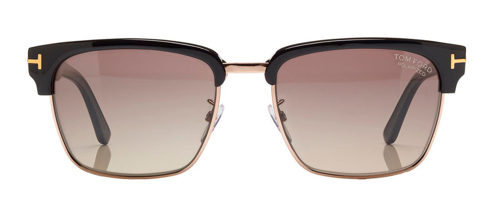 Reskyd pensum Faktura Tom Ford 0367 Square Clubmaster Sunglasses | Polarized Lenses | Free  Shipping