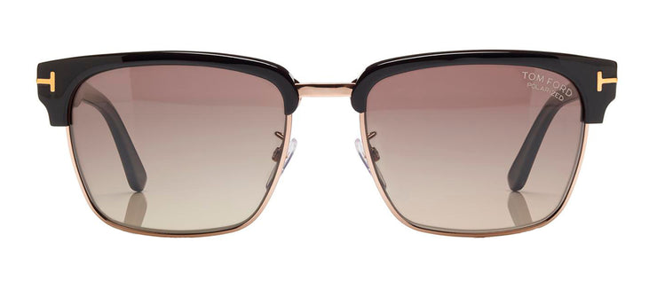 Tom Ford 0367 Square Clubmaster Sunglasses | Polarized Lenses | Free  Shipping