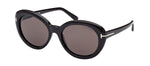 Tom Ford LILY FT1009 01A Oval Sunglasses