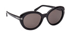 Tom Ford LILY FT1009 01A Oval Sunglasses