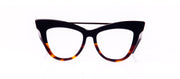 FUBU Frames Empire Black and Tortoise Cat Eye Blue Light Eyeglasses