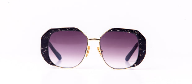 FUBU Frames Fifth Ave Black Geometric Sunglasses