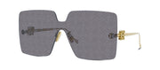 Loewe REFINED METAL LW 40082U 30C Oversized Square Sunglasses