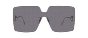 Loewe REFINED METAL LW 40082U 30C Oversized Square Sunglasses