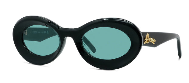 Loewe LW40110U 01V Oval Sunglasses