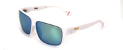 Fila SF9336 Matte White Rectangle Sunglasses