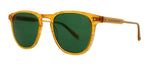 Garrett Leight BROOKS 2002 BT/GRN PLR Square Polarized Sunglasses