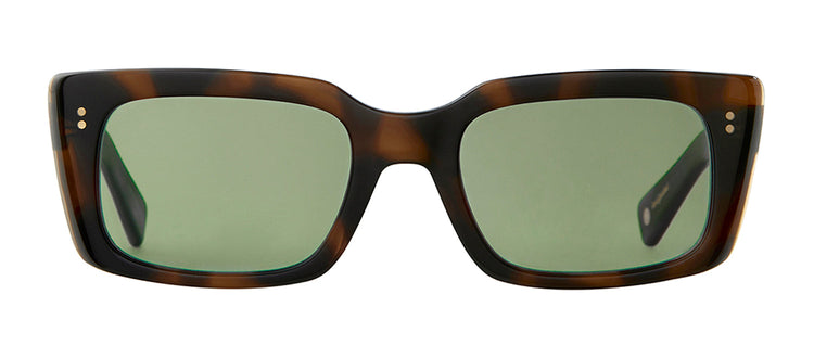 Garrett Leight GL 3030 2126 SPBRNSH/SFVVG Square Sunglasses