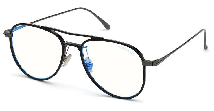 Tom Ford FT5666-B@002 Pilot Blue Light Eyeglasses