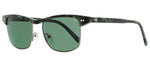 John Varvatos JV V606 Tortoise Clubmaster Polarized Sunglasses