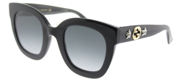 GUCCI GG0208S 001 Butterfly Sunglasses
