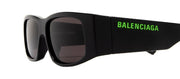 Balenciaga BB0100S 001 Rectangle Sunglasses