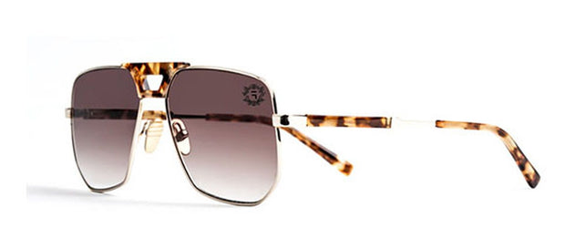 FUBU Frames Flatbush Gold Square Sunglasses