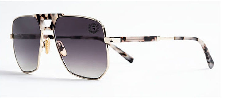 FUBU Frames Flatbush Silver Square Sunglasses