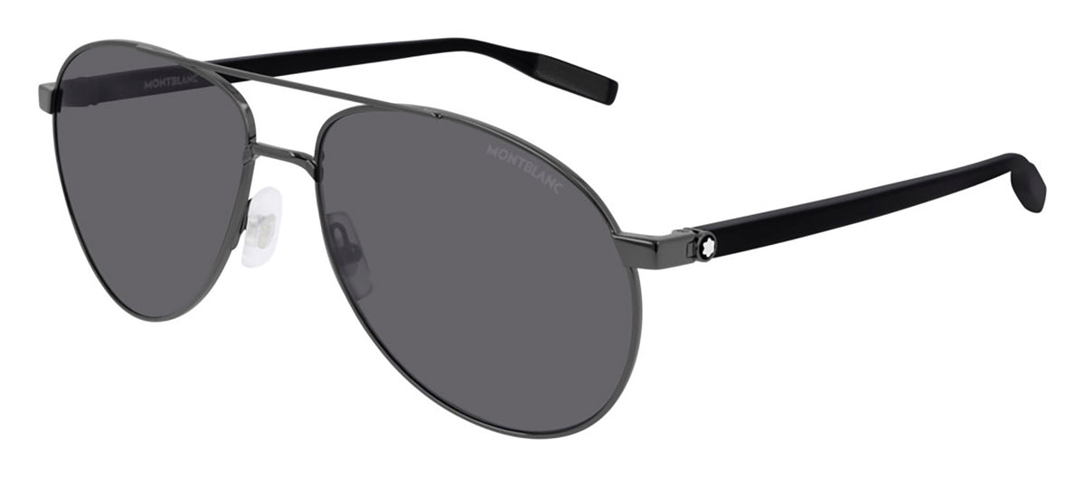 Montblanc MB0054S 001 Aviator Sunglasses