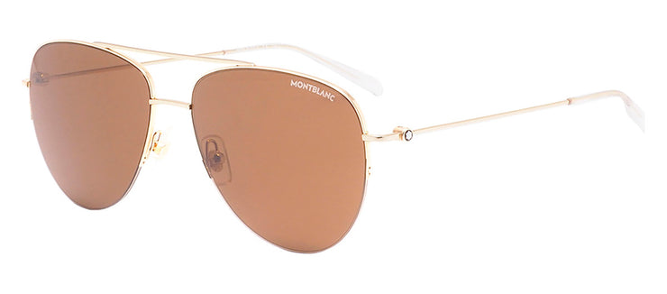 Montblanc MB0074S 003 Aviator Sunglasses
